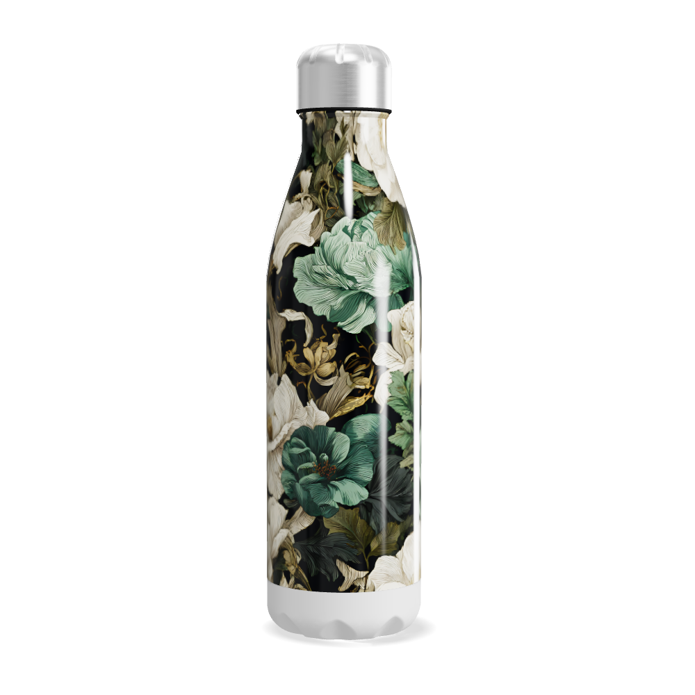 Garrafa Inox - Floral e Caveira 500ml