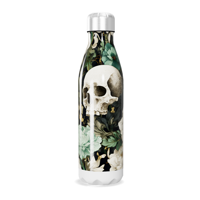 Garrafa Inox - Floral e Caveira 750ml