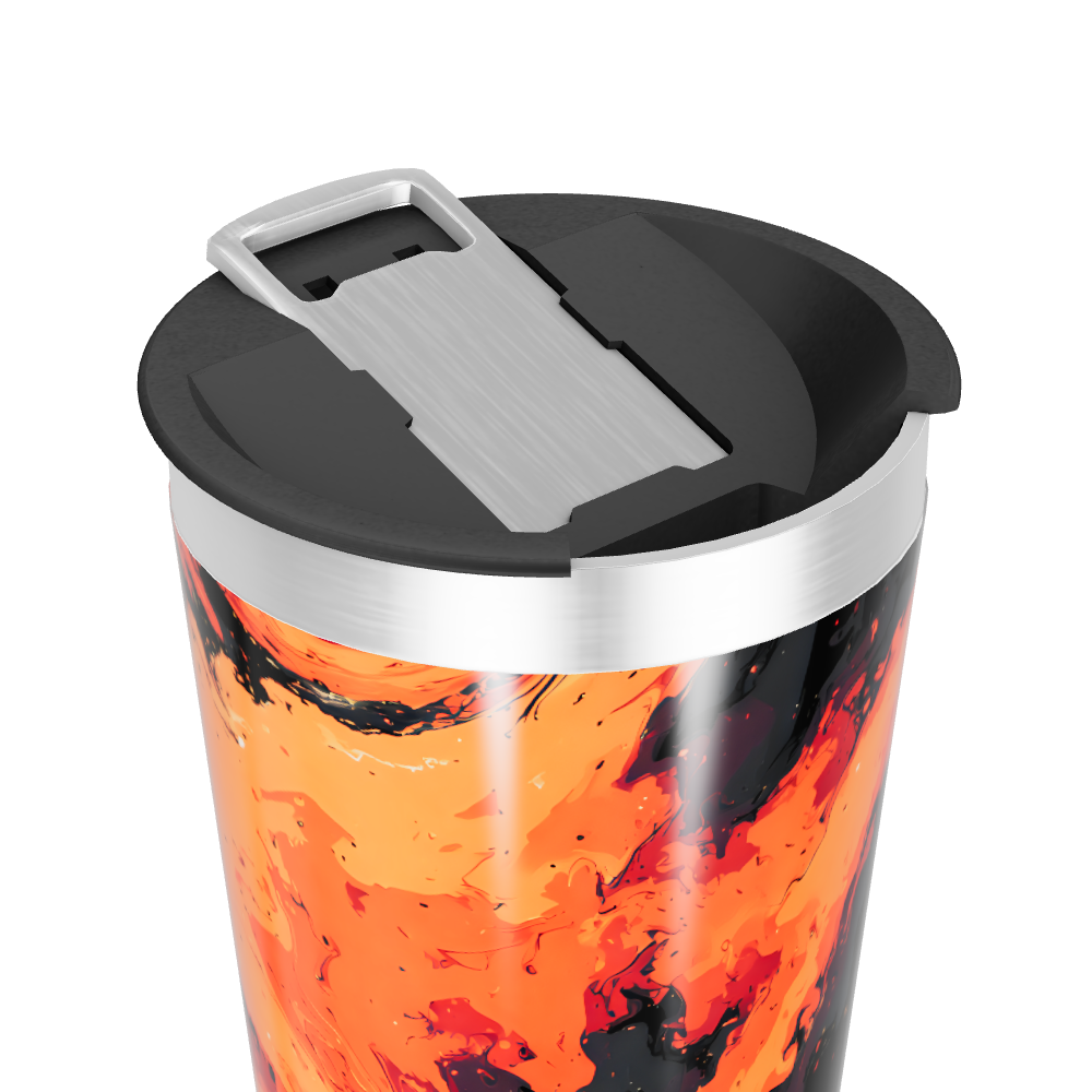 Copo Térmico - Estampa Lava Aço Inox