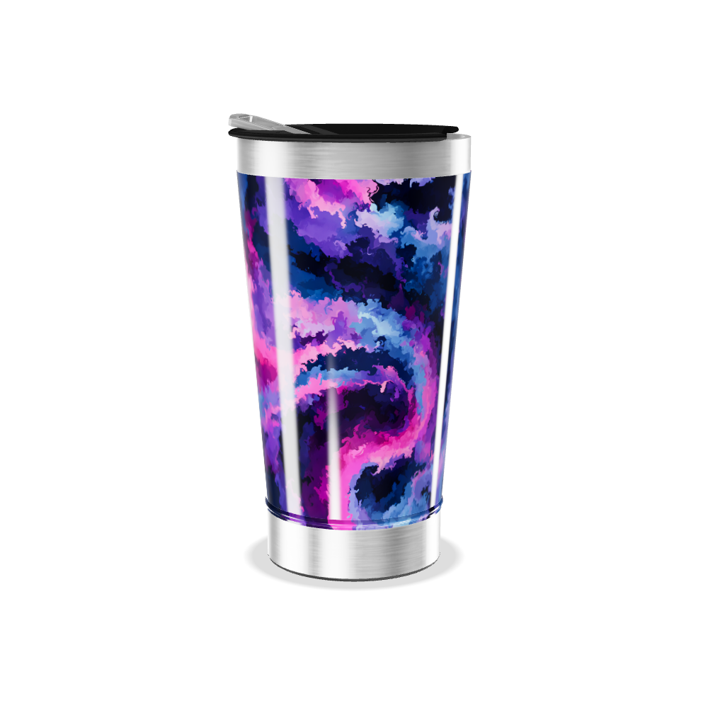 Copo Térmico - Estampa Galáxia Colorida