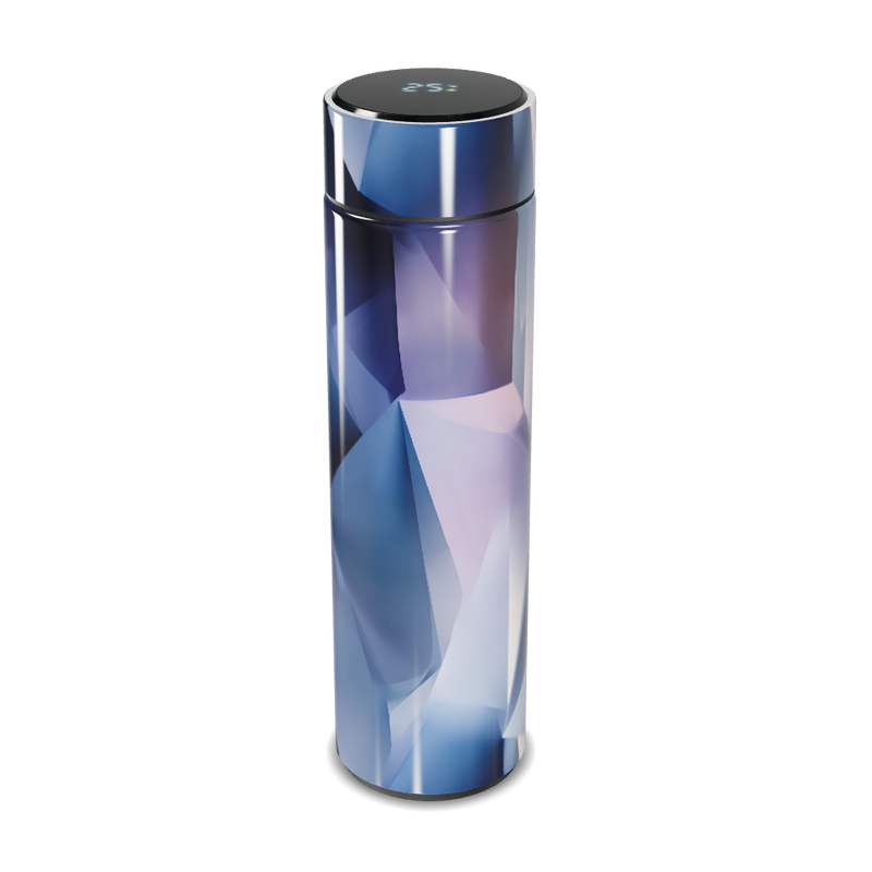 Garrafa Térmica Touch - Azul Geométrica