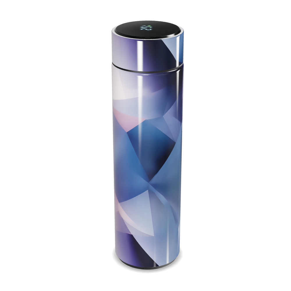 Garrafa Térmica Touch - Azul Geométrica