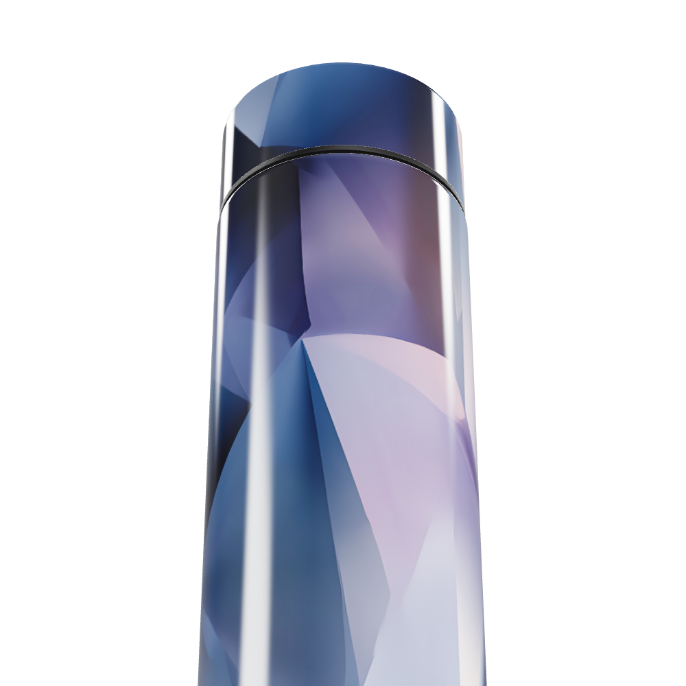 Garrafa Térmica Touch - Azul Geométrica