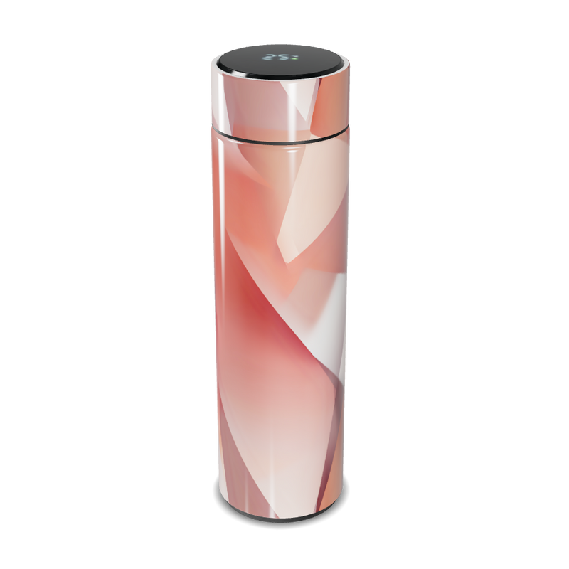 Garrafa Térmica Touch - Rosa Digital LED