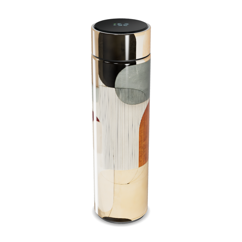 Garrafa Térmica Touch Colorida Abstrata