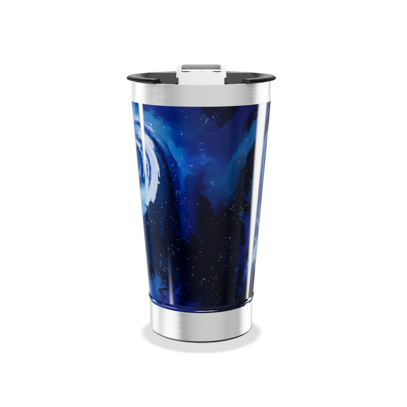 Copo Térmico - Galáxia Azul Inox
