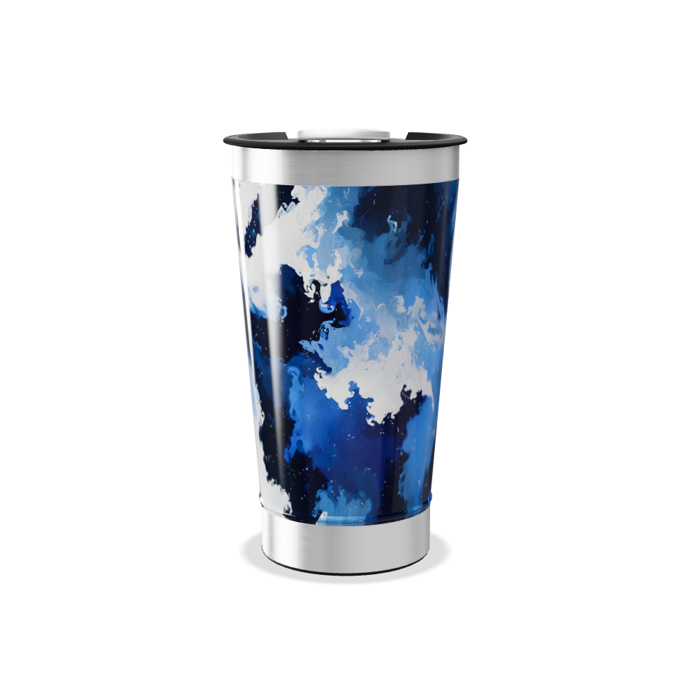 Copo Térmico - Galáxia Azul Inox