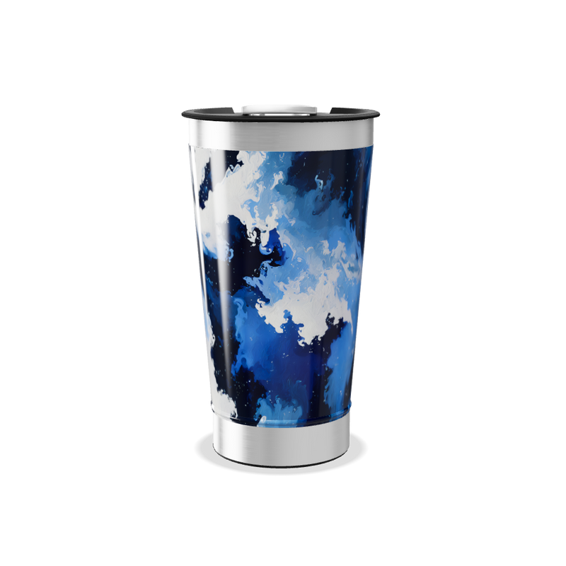 Copo Térmico - Galáxia Azul Inox