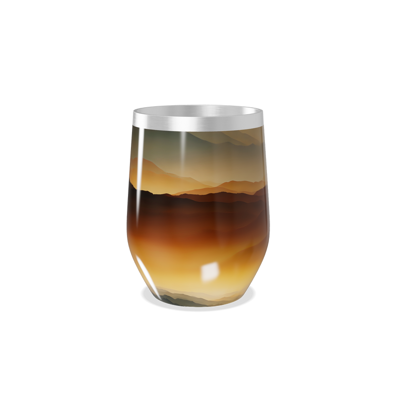 Copo Térmico Slim - Paisagem Colorida Aço Inox