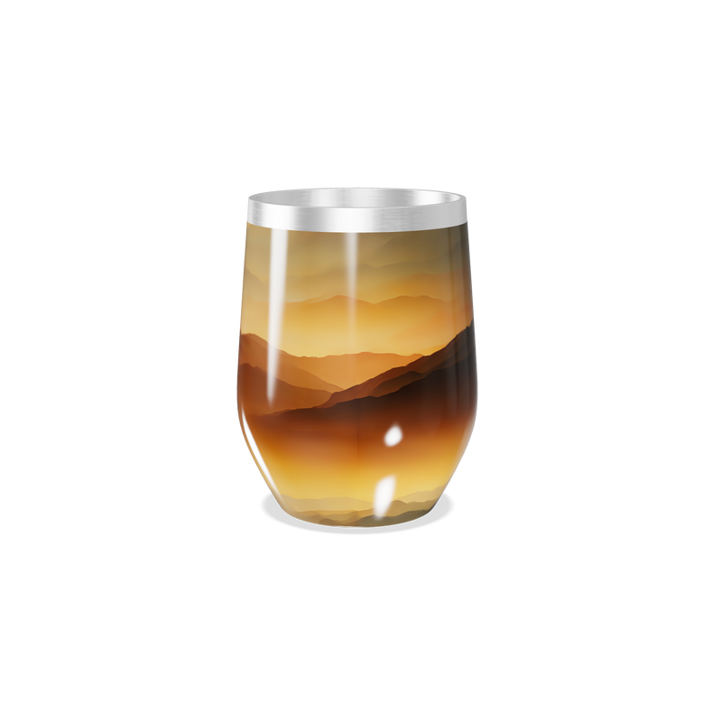 Copo Térmico Slim - Paisagem Colorida Aço Inox