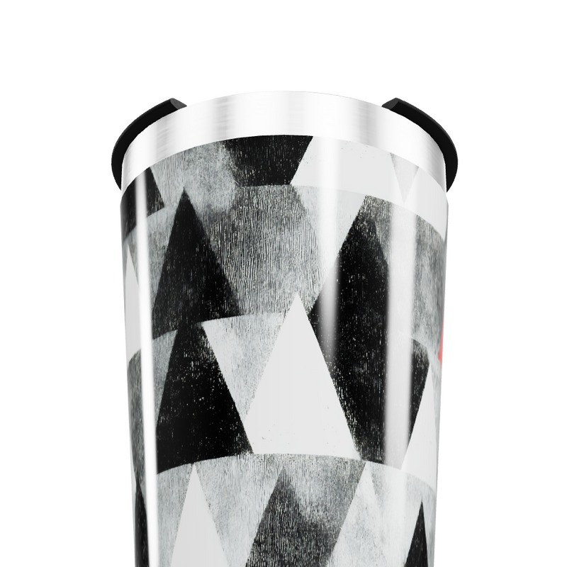 Copo Térmico - Geométrico Preto e Branco