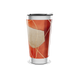 Copo Térmico - Estampa Abstrata Laranja