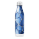 Garrafa Inox Azul - Design Geométrico
