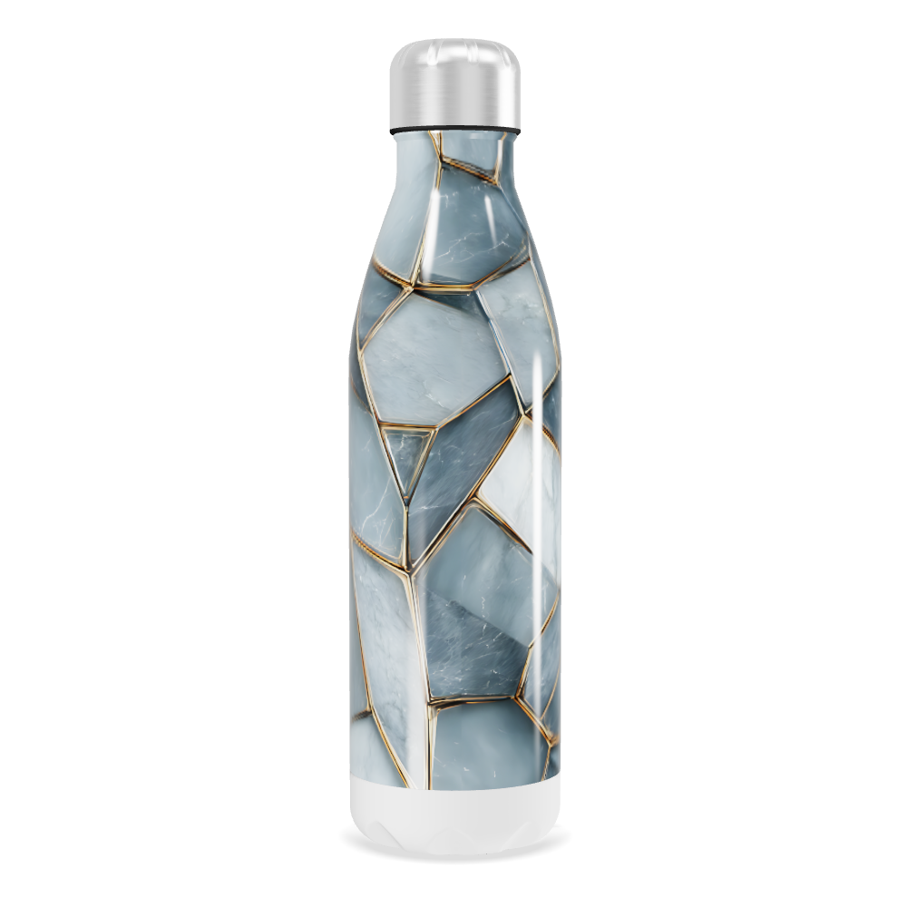 Garrafa Inox - Azul Marmorizada 500ml