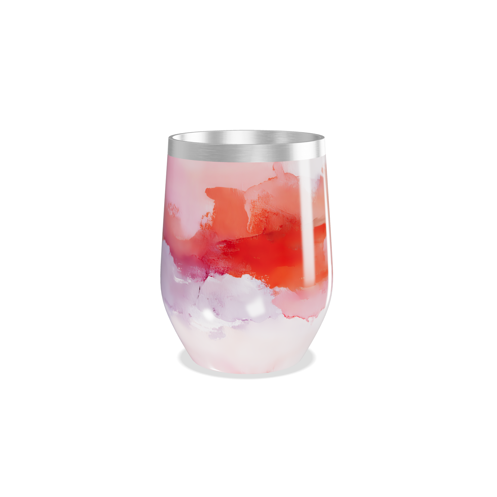 Copo Térmico Slim - Estampa Aquarela Colorida