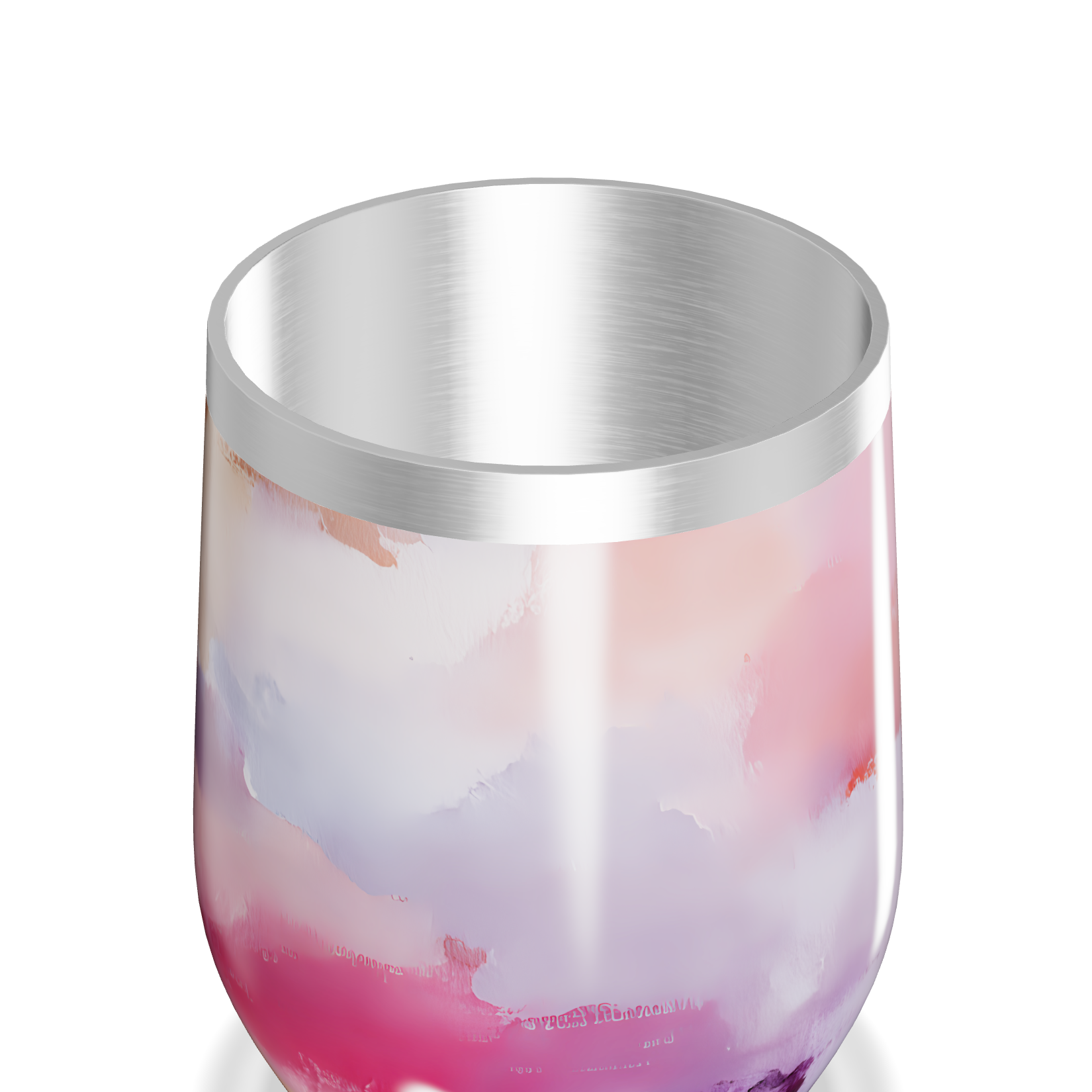 Copo Térmico Slim - Estampa Aquarela Colorida