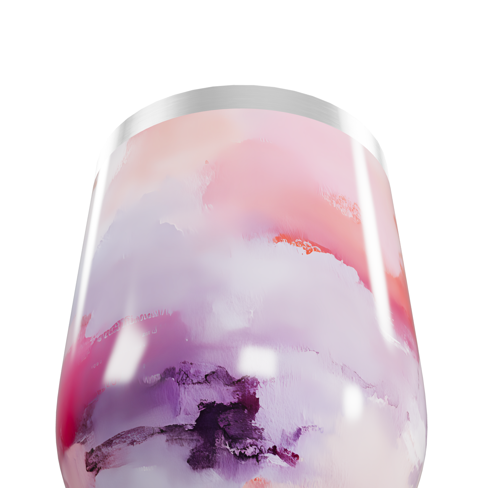 Copo Térmico Slim - Estampa Aquarela Colorida