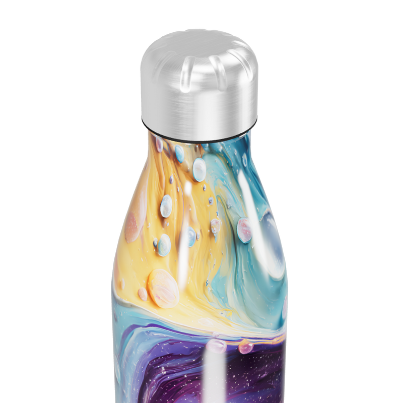Garrafa Inox - Estampa Cósmica Colorida