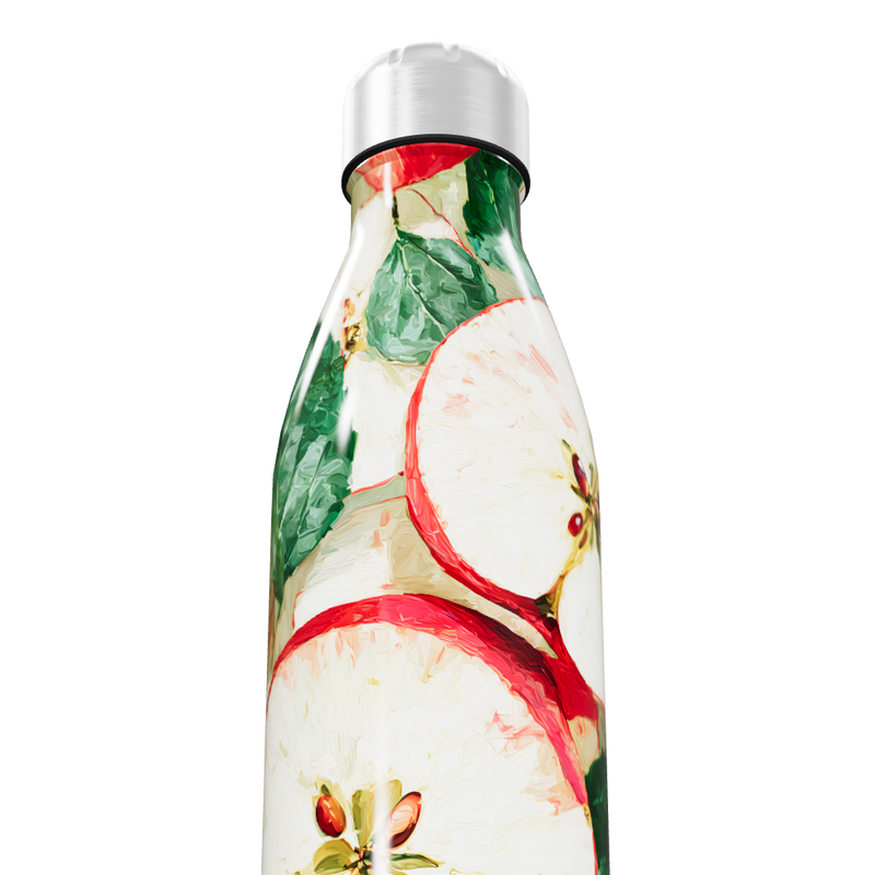 Garrafa Inox Estampa Maçã 750ml