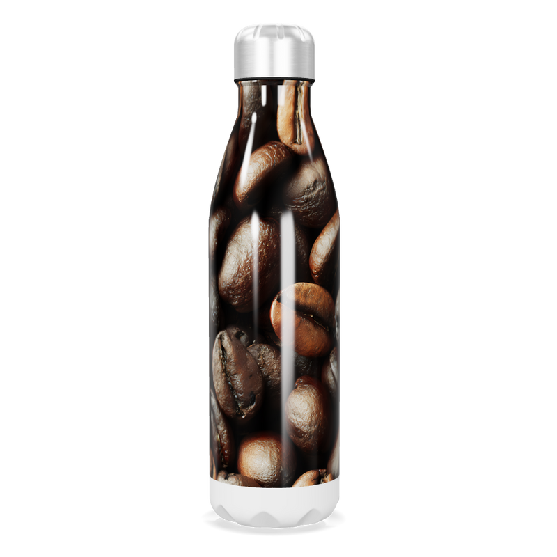 Garrafa Inox - Estampa Grãos de Café