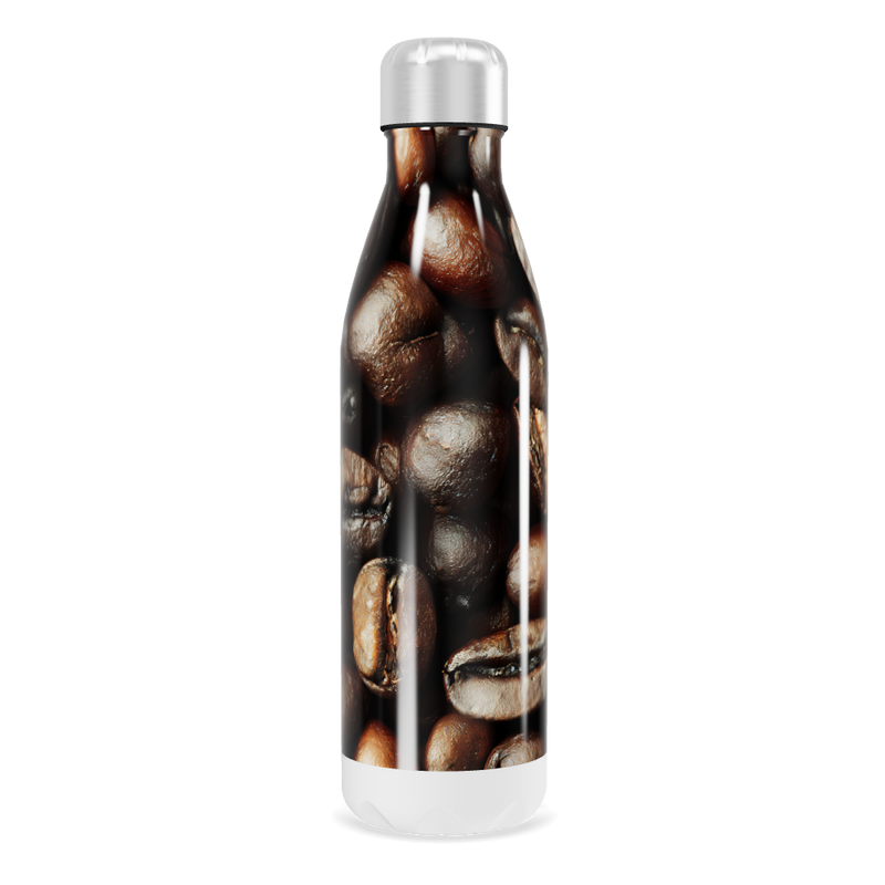 Garrafa Inox - Estampa Grãos de Café