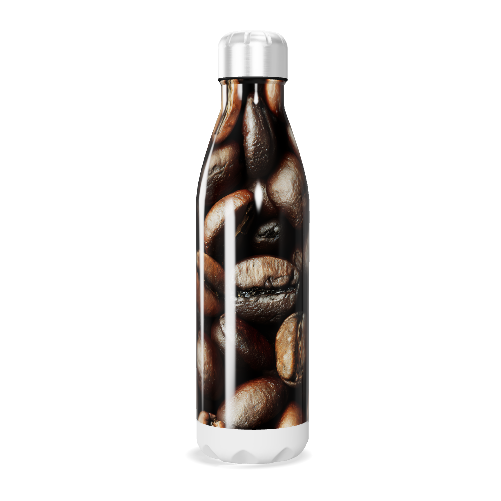 Garrafa Inox - Estampa Grãos de Café