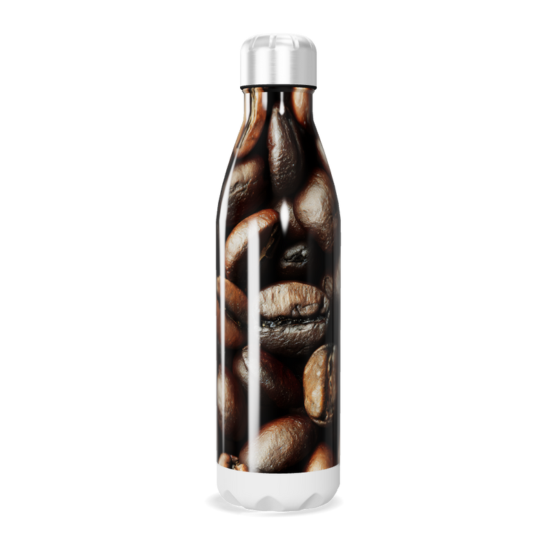 Garrafa Inox - Estampa Grãos de Café