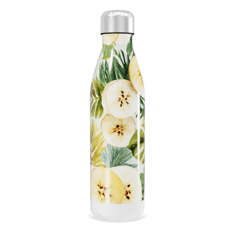 Garrafa Inox Estampa Tropical Bananas