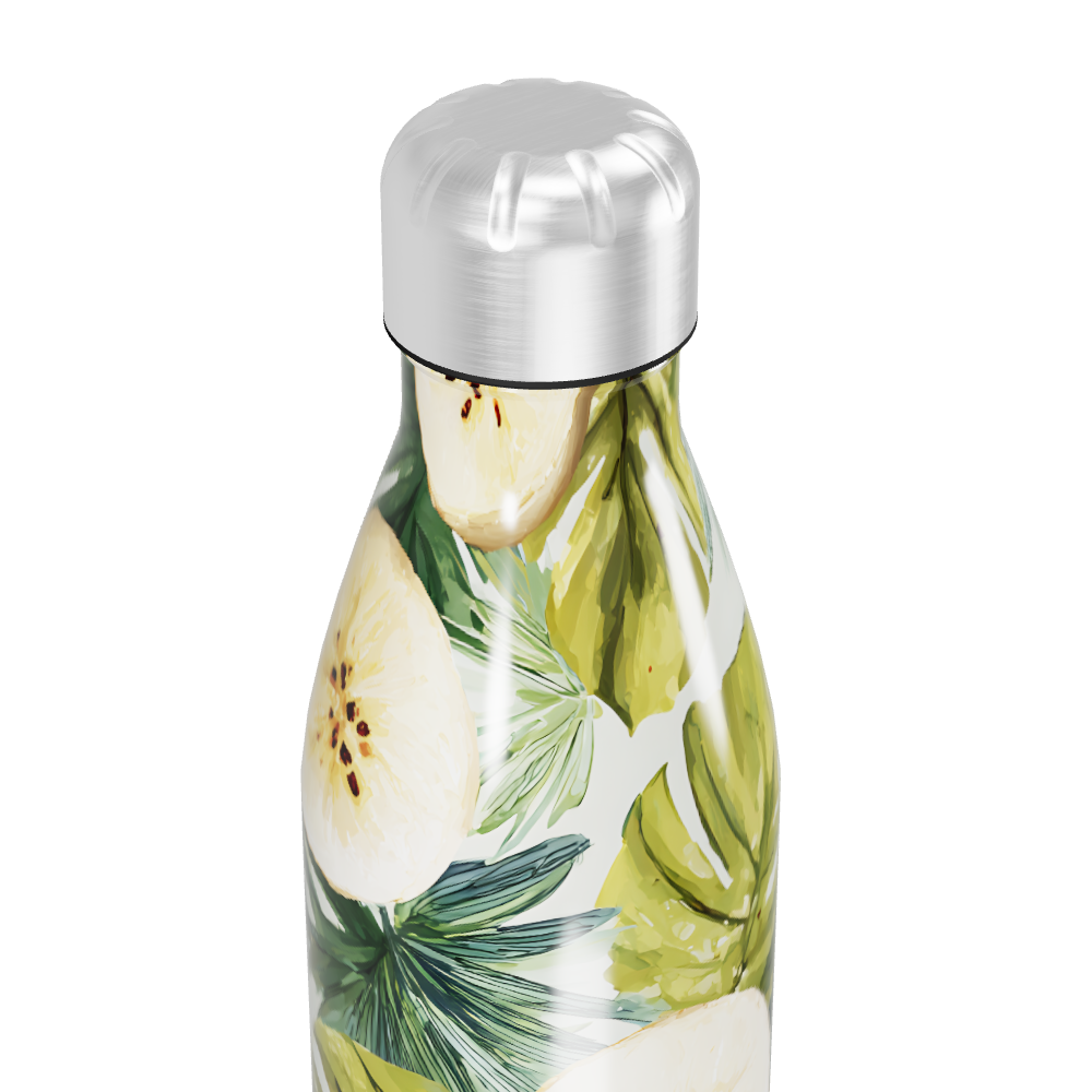 Garrafa Inox Estampa Tropical Bananas