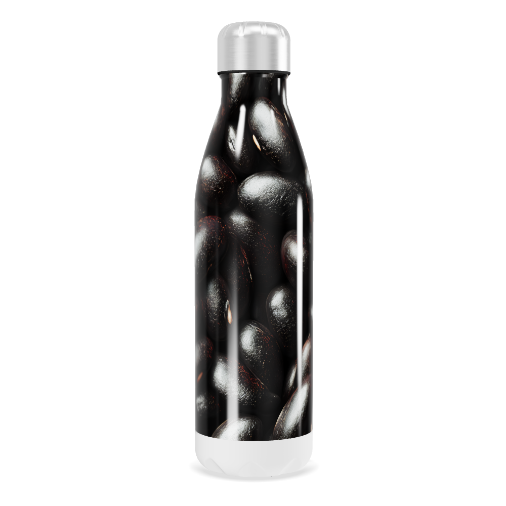 Garrafa Inox - Estampa Grãos de Café