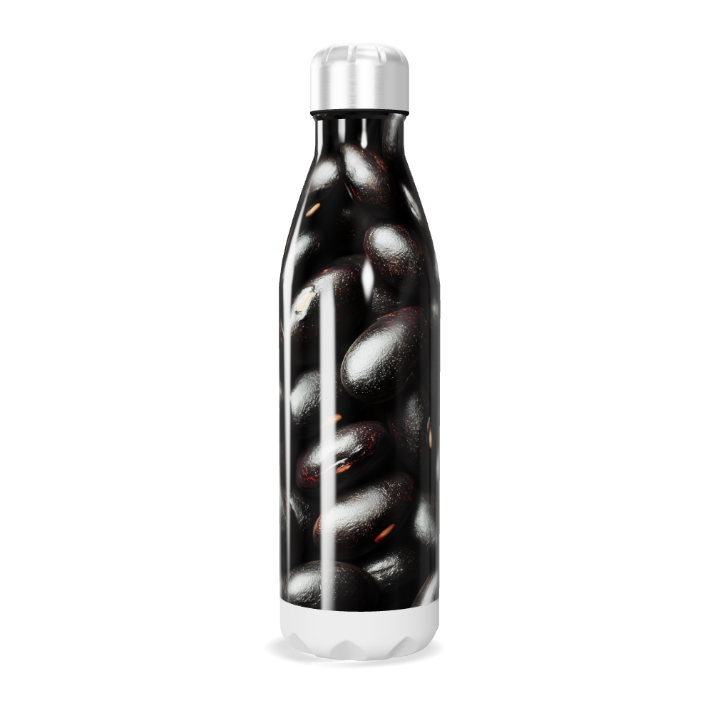 Garrafa Inox - Estampa Grãos de Café