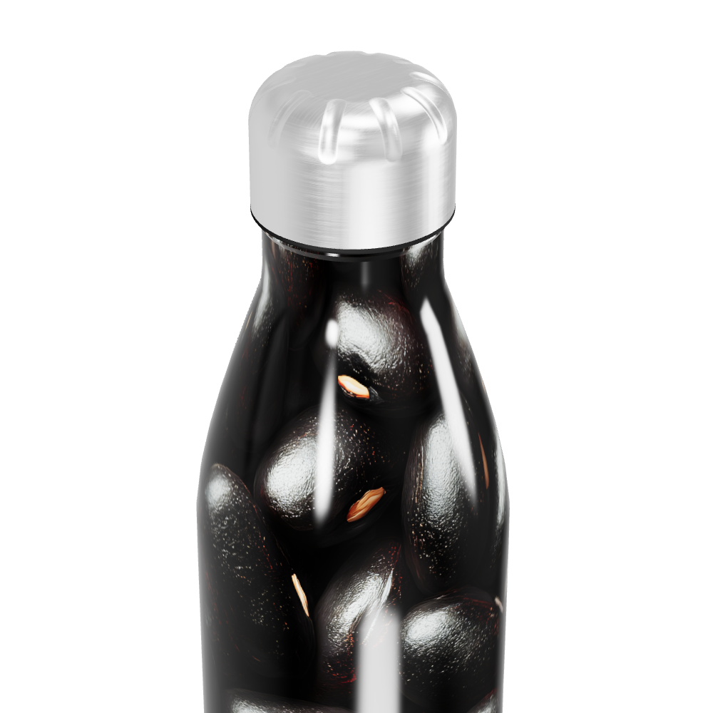 Garrafa Inox - Estampa Grãos de Café