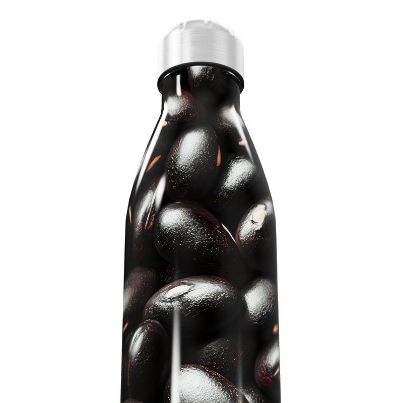 Garrafa Inox - Estampa Grãos de Café