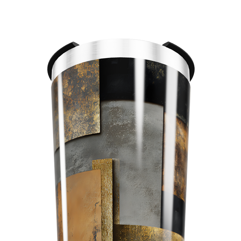 Copo Térmico - Estampa Geométrica Metalizada