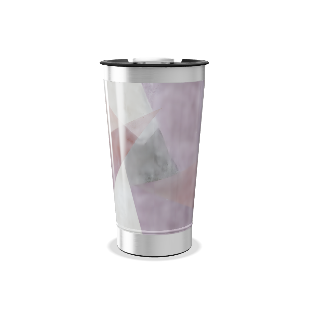 Copo Térmico - Geométrico Colorido Inox