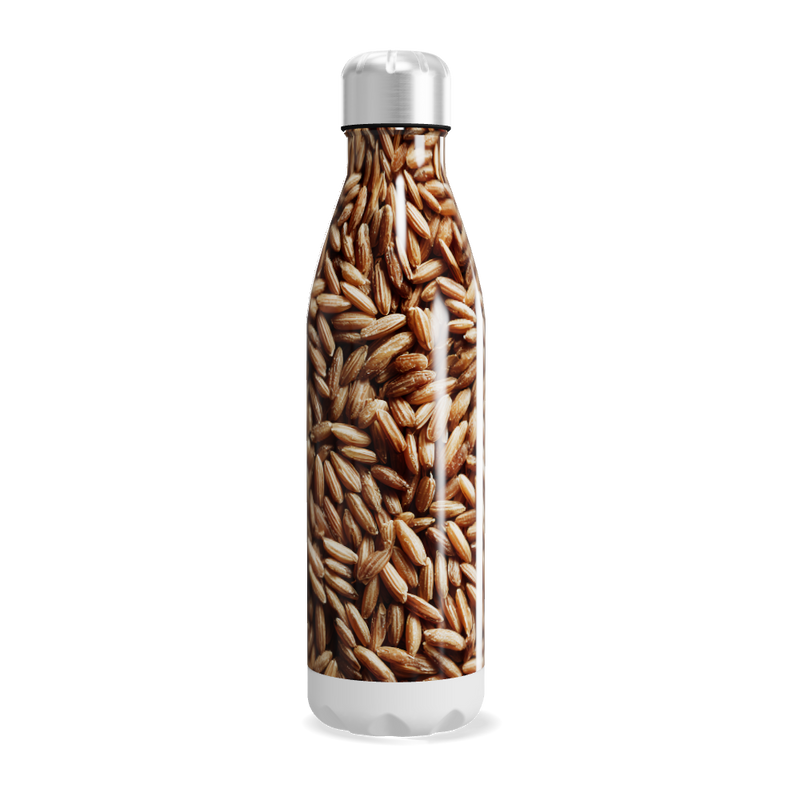 Garrafa Inox - Estampa Grãos de Café