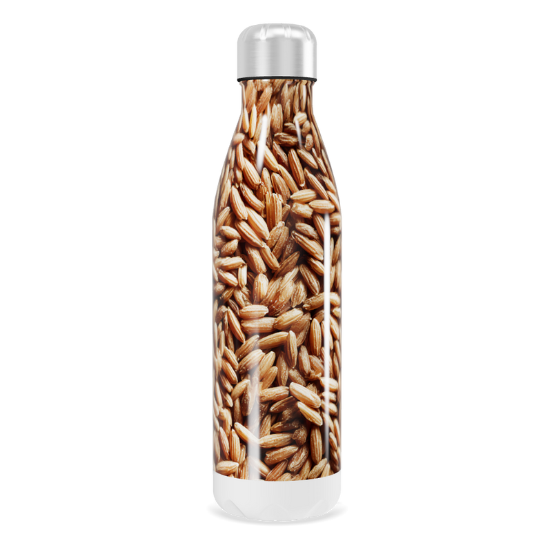 Garrafa Inox - Estampa Grãos de Café