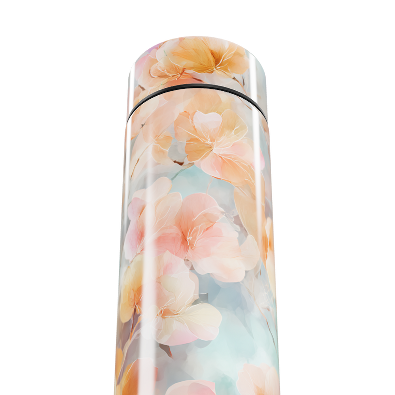 Garrafa Térmica Touch - Floral Digital LED