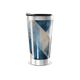 Copo Térmico - Estampa Geométrica Azul