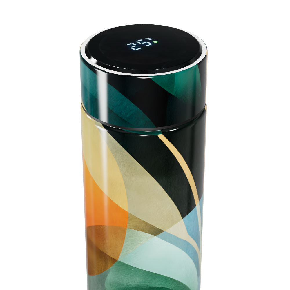 Garrafa Térmica Touch - Estampa Floral Colorida