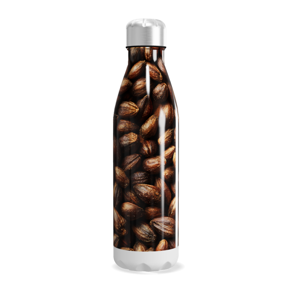 Garrafa Inox - Estampa de Grãos 500ml