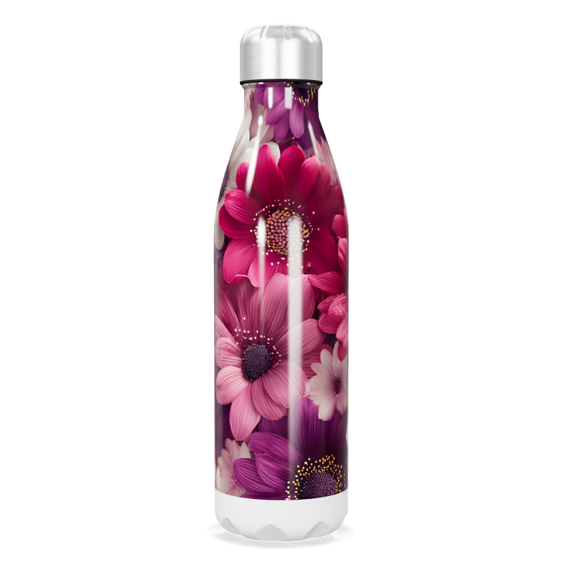 Garrafa Inox - Floral Rosa 750ml