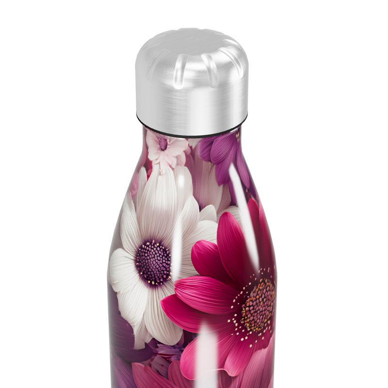 Garrafa Inox - Floral Rosa 750ml