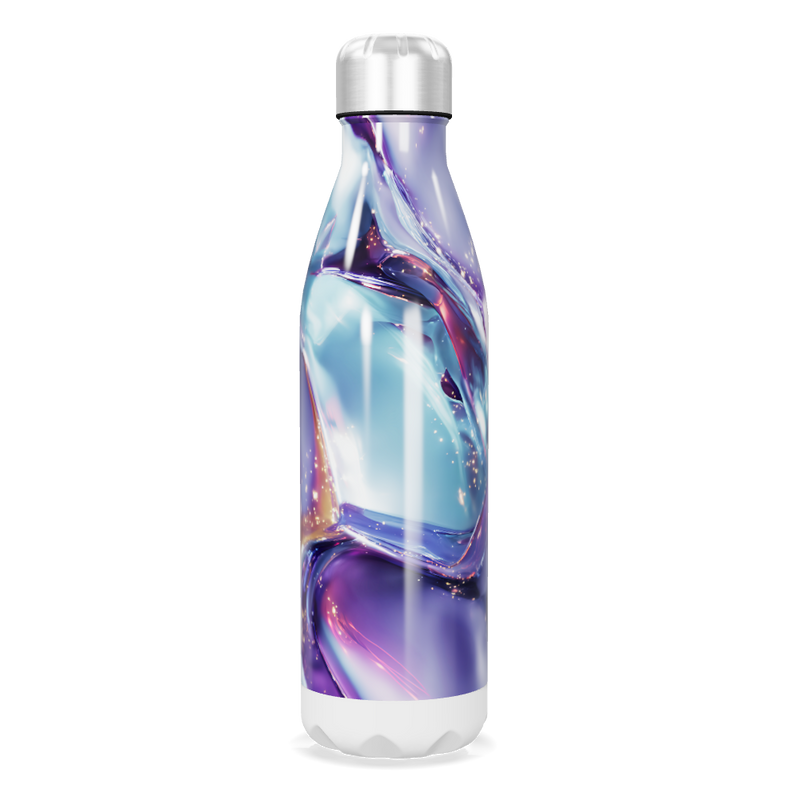 Garrafa Inox - Estampa Colorida Abstrata