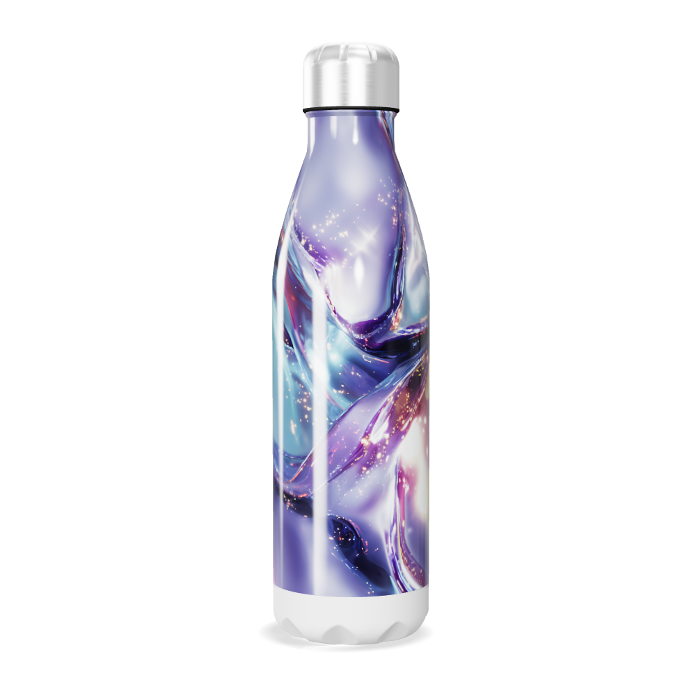 Garrafa Inox - Estampa Colorida Abstrata
