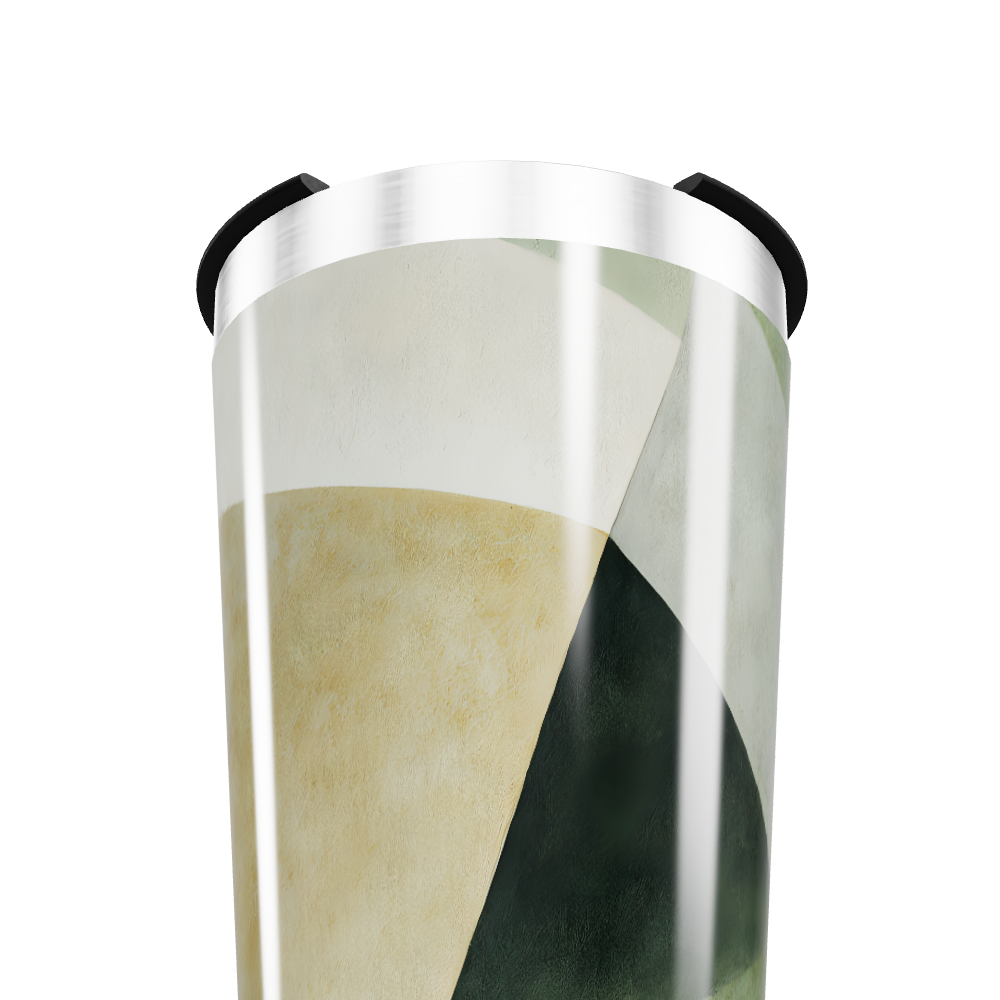 Copo Térmico - Design Geométrico Colorido