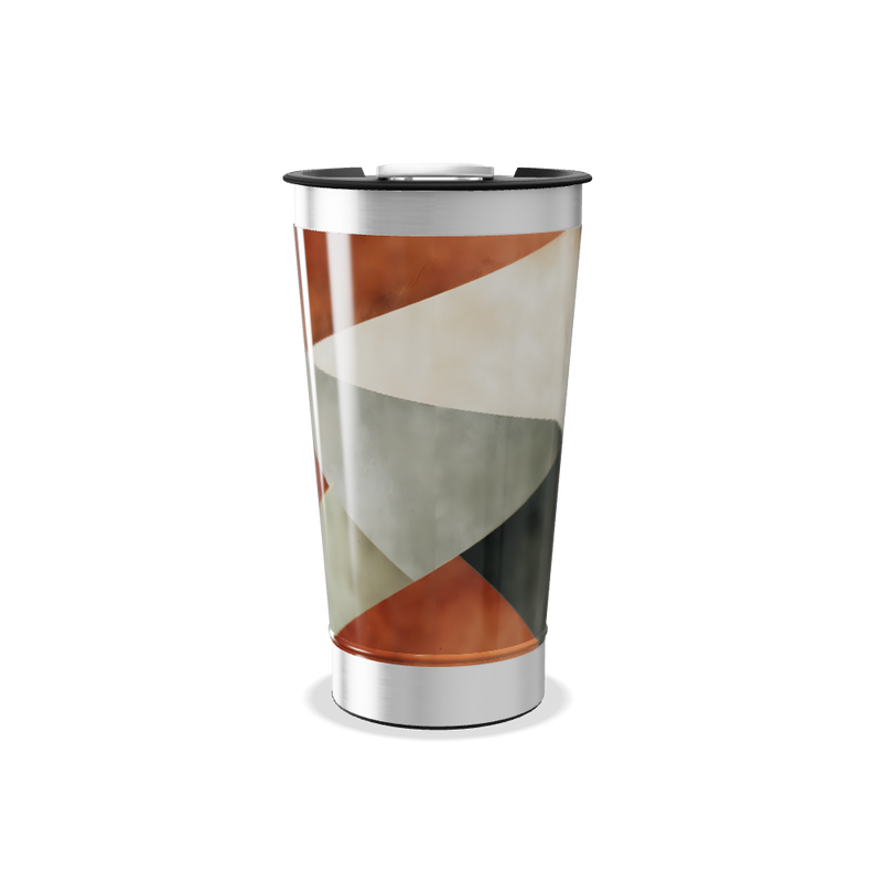 Copo Térmico - Estampa Geométrica Colorida