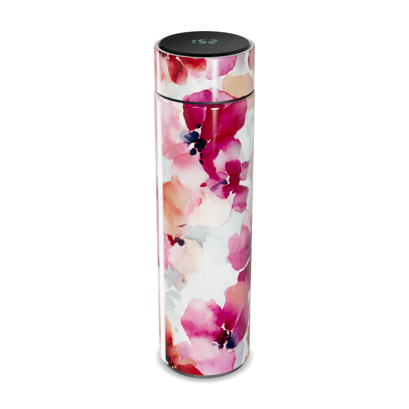 Garrafa Térmica Touch - Floral Colorida Inox