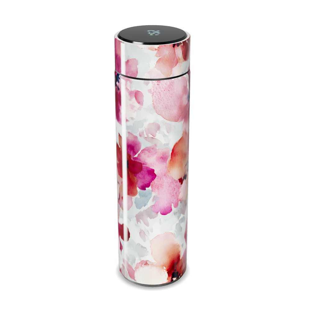 Garrafa Térmica Touch - Floral Colorida Inox