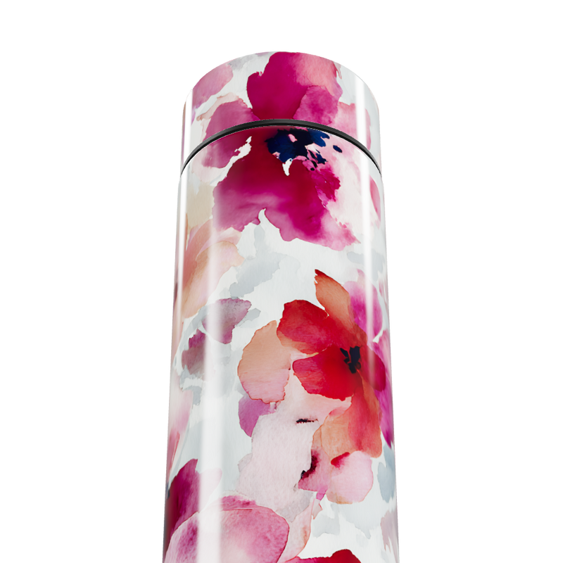 Garrafa Térmica Touch - Floral Colorida Inox